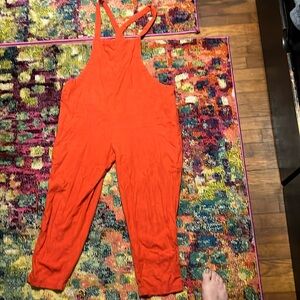 BDG Urban Outfitters orange jumpsuit. Size small